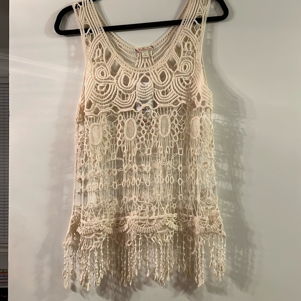 Crochet style top